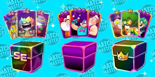 Match masters booster selection screen with different types of booster