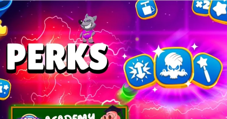Match Masters perks menu showing 14 perk slots