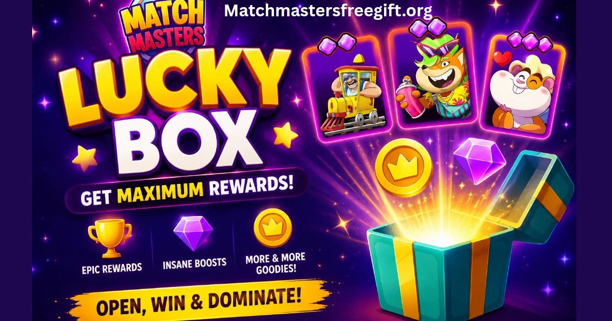 Match masters Lucky Box rewards image